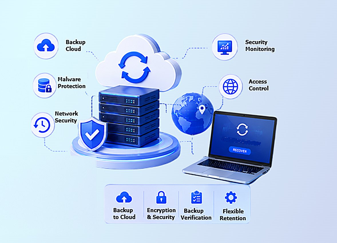 Backup & Disaster Recovery illustration